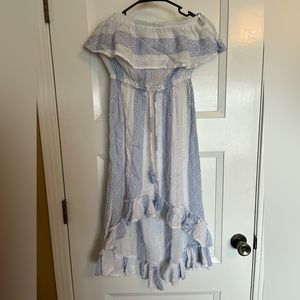 Blue Island beach cover-up dress